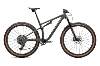 Specialized S-Works Epic EVO RS - Satin Chameleon Silver Green /White Pearl Tint/Gloss Black Chrome