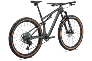 Specialized S-Works Epic EVO RS - Satin Chameleon Silver Green /White Pearl Tint/Gloss Black Chrome