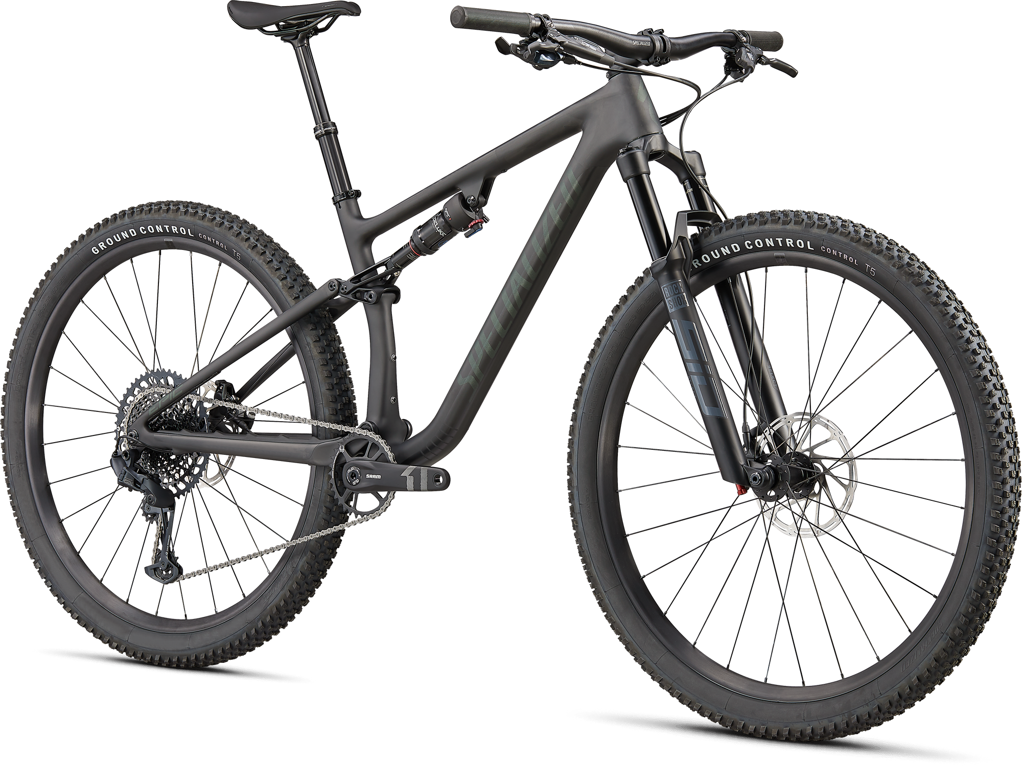 Specialized Epic EVO Comp - Satin Carbon / Oak Green Metallic