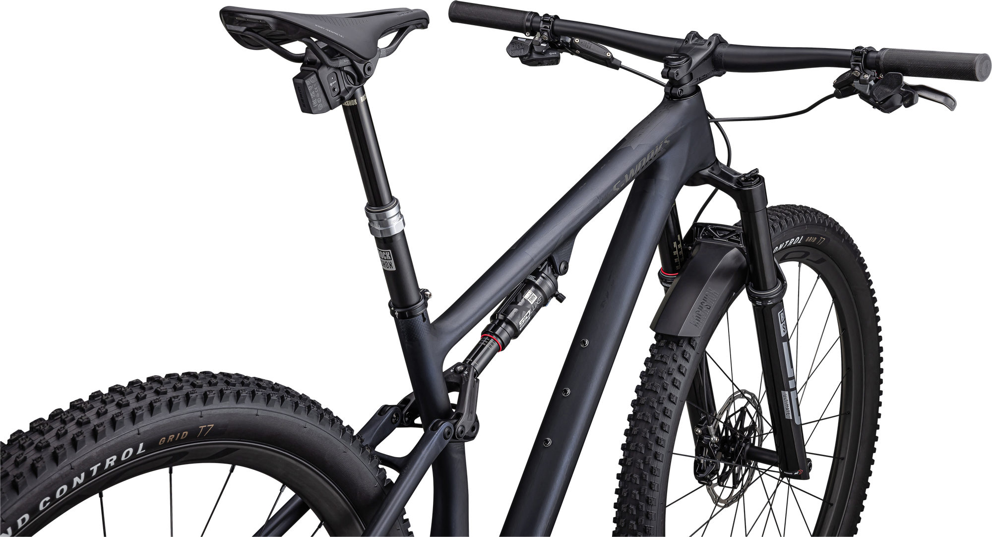 Specialized S-Works Epic EVO - SRAM XX1 AXS, RockShox Ultimate - Satin Blue Ghost Pearl/Black Chrome/Gold Ghost Pearl