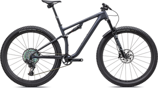 Specialized S-Works Epic EVO - SRAM XX1 AXS, RockShox Ultimate - Satin Blue Ghost Pearl/Black Chrome/Gold Ghost Pearl