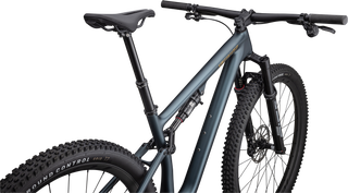 Specialized Epic Evo Pro LTD - SRAM XO AXS, RockShox Ultimate - Satin Metallic Deep Lake / Harvest Gold Metallic
