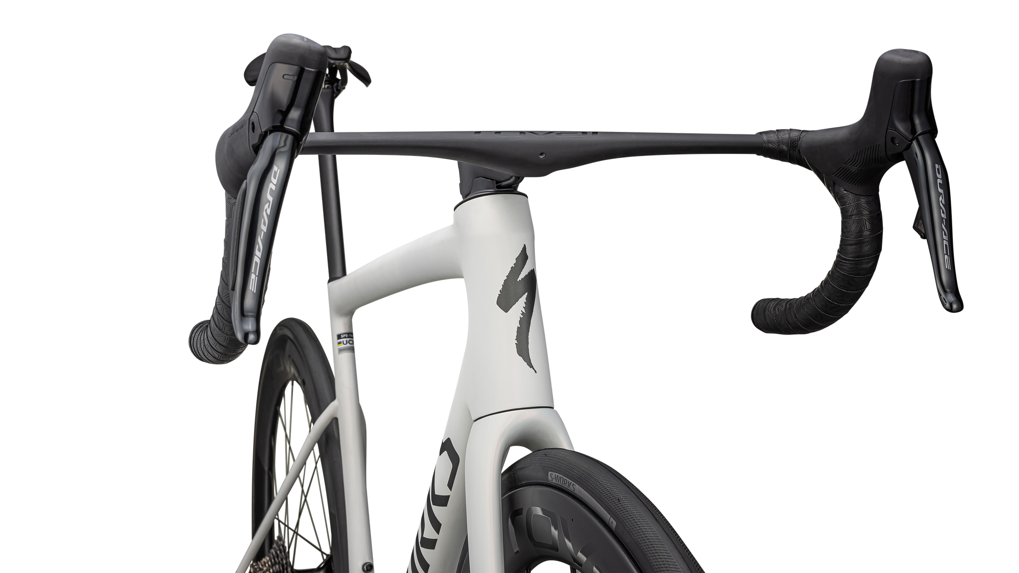 Specialized S-Works Tarmac SL8 - Shimano Dura-Ace Di2 - Satin Fog Tint / Green Ghost Pearl / Red Ghost Pearl Fade