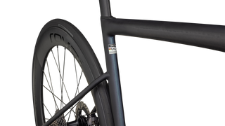 Specialized S-Works Tarmac SL8 - Shimano Dura-Ace Di2 - Satin Carbon / Viavi Cynan Blue / Viavi Silver-Blue Pearl Fade / Gloss Metallic White Silver