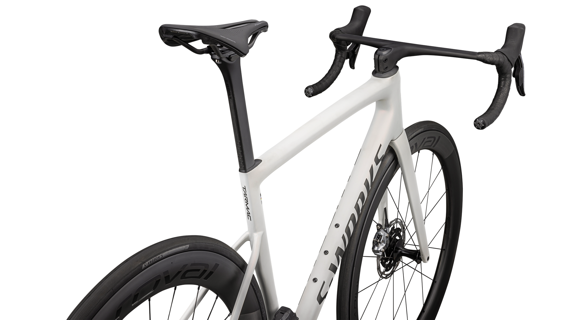 Specialized S-Works Tarmac SL8 - SRAM RED eTAP AXS - Satin Fog Tint / Green Ghost Pearl / Red Ghost Pearl Fade