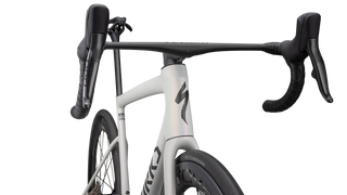 Specialized S-Works Tarmac SL8 - SRAM RED eTAP AXS - Satin Fog Tint / Green Ghost Pearl / Red Ghost Pearl Fade