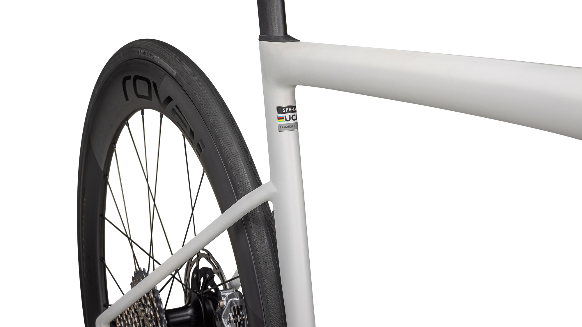 Specialized S-Works Tarmac SL8 - SRAM RED eTAP AXS - Satin Fog Tint / Green Ghost Pearl / Red Ghost Pearl Fade