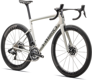 Specialized S-Works Tarmac SL8 - SRAM RED eTAP AXS - Satin Fog Tint / Green Ghost Pearl / Red Ghost Pearl Fade