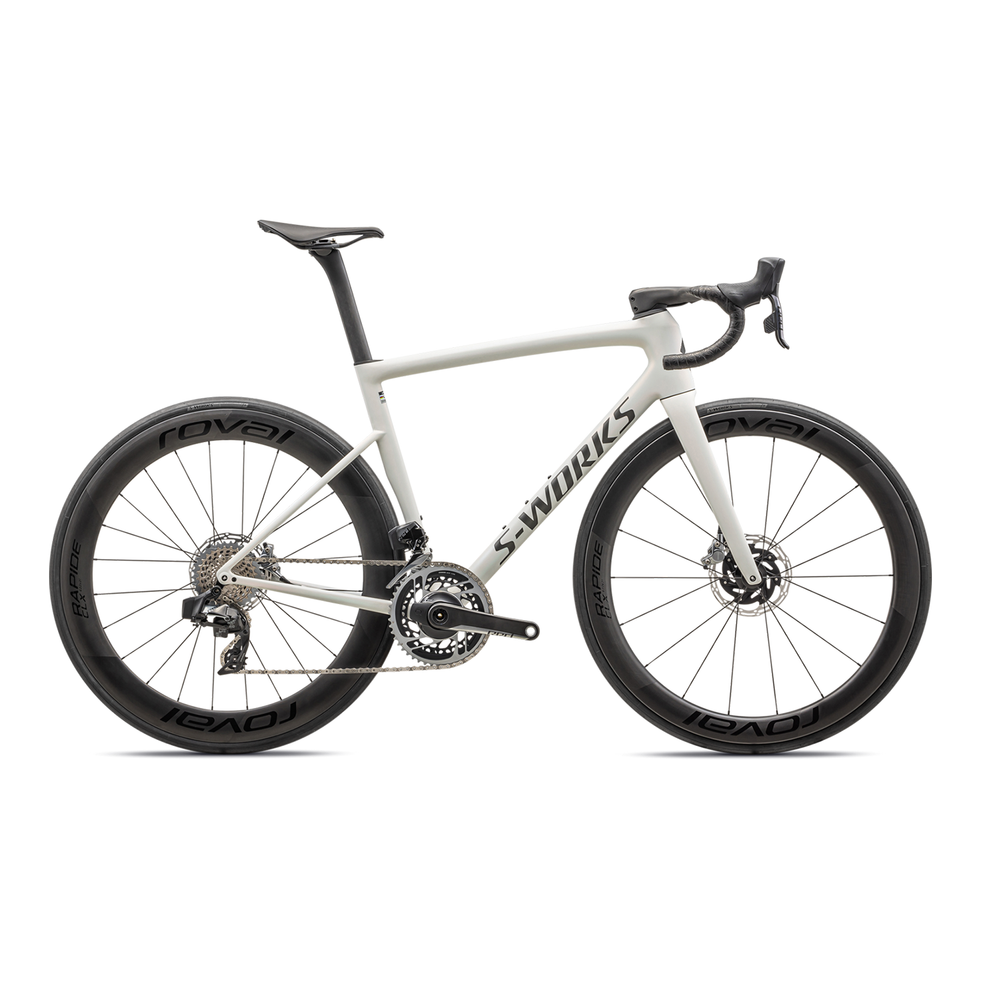 Specialized S-Works Tarmac SL8 - SRAM RED eTAP AXS - Satin Fog Tint / Green Ghost Pearl / Red Ghost Pearl Fade