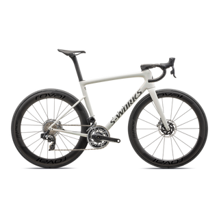Specialized S-Works Tarmac SL8 - SRAM RED eTAP AXS - Satin Fog Tint / Green Ghost Pearl / Red Ghost Pearl Fade