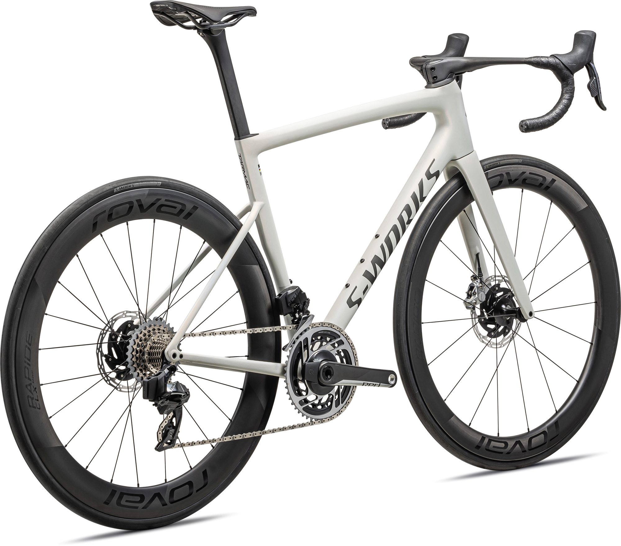Specialized S-Works Tarmac SL8 - SRAM RED eTAP AXS - Satin Fog Tint / Green Ghost Pearl / Red Ghost Pearl Fade