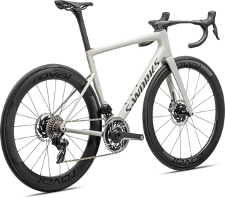 Specialized S-Works Tarmac SL8 - SRAM RED eTAP AXS - Satin Fog Tint / Green Ghost Pearl / Red Ghost Pearl Fade