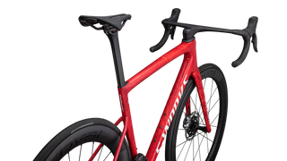 Specialized S-Works Tarmac SL8 - SRAM RED eTAP AXS - Gloss Red Sky / Fiery Red Strata / Satin White