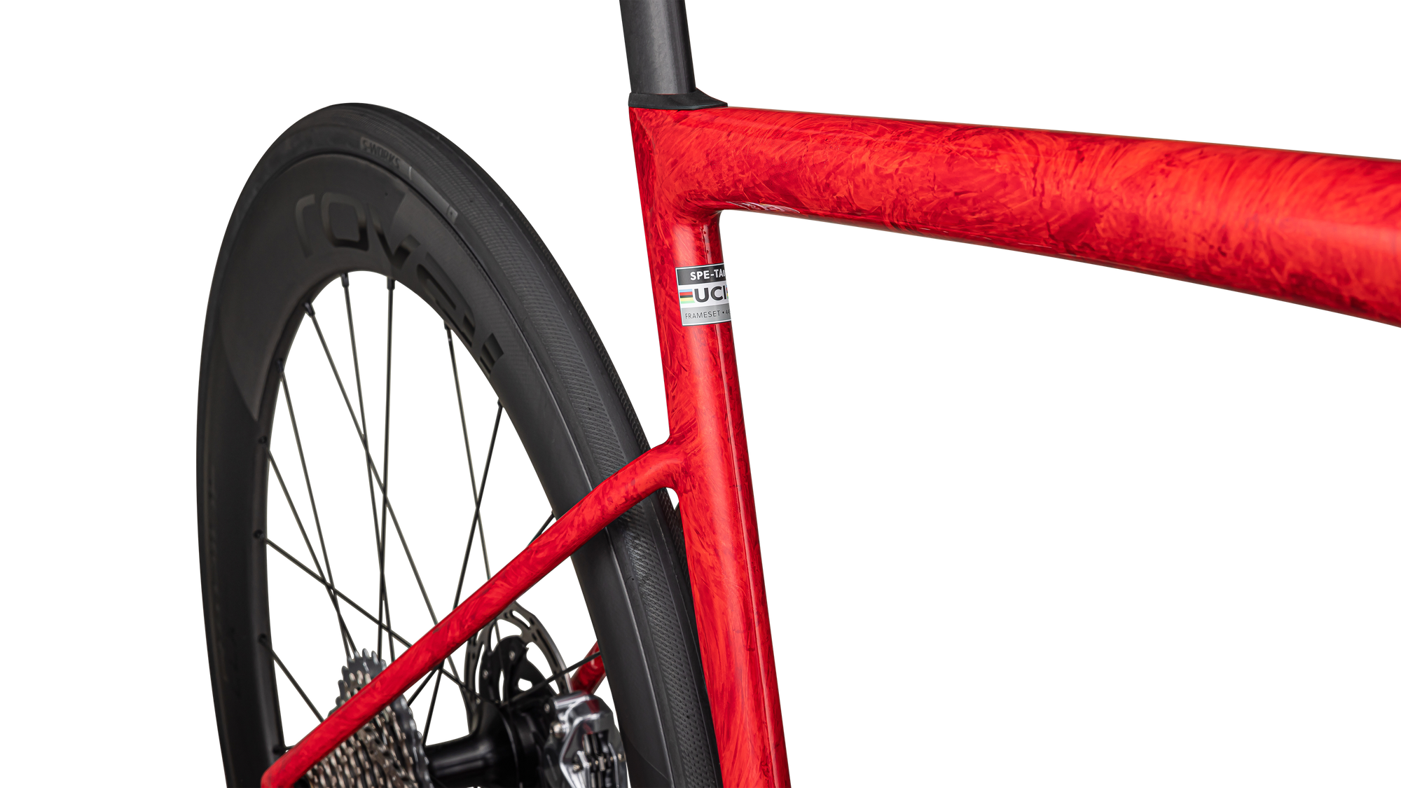 Specialized S-Works Tarmac SL8 - SRAM RED eTAP AXS - Gloss Red Sky / Fiery Red Strata / Satin White