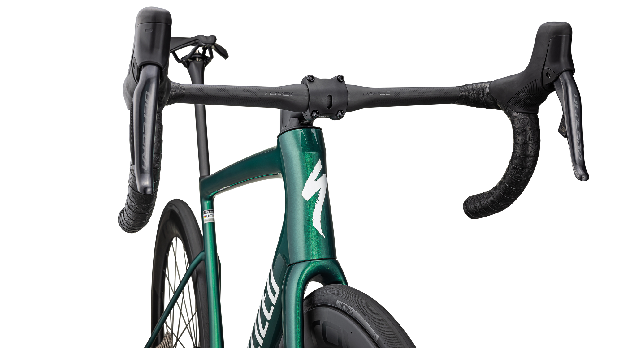 Specialized Tarmac SL8 Pro - Shimano Ultegra Di2 - Gloss Pine Green Metallic / White