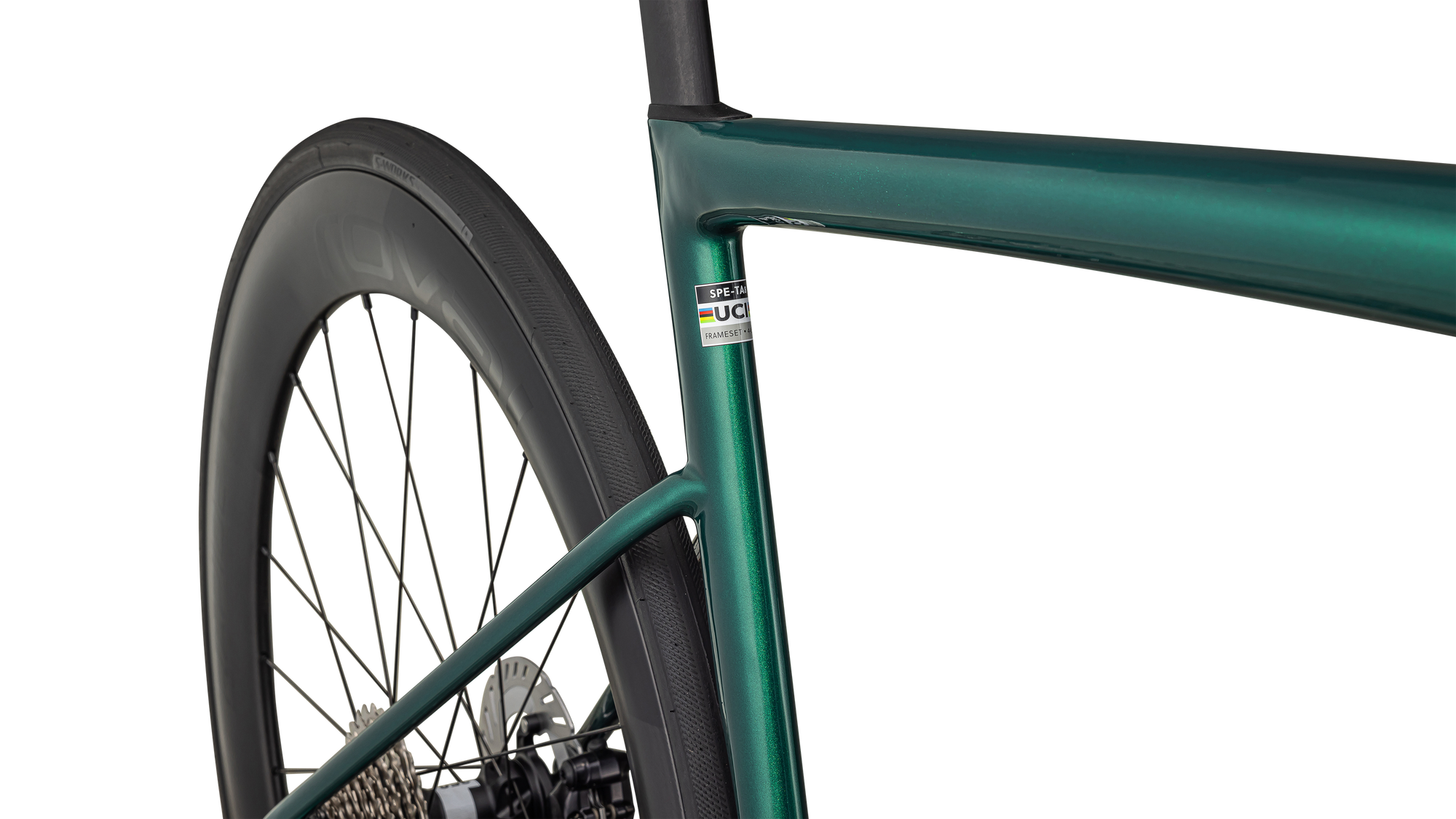 Specialized Tarmac SL8 Pro - Shimano Ultegra Di2 - Gloss Pine Green Metallic / White