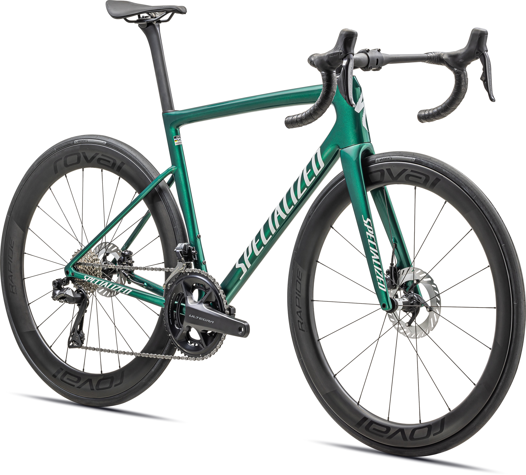 Specialized Tarmac SL8 Pro - Shimano Ultegra Di2 - Gloss Pine Green Metallic / White