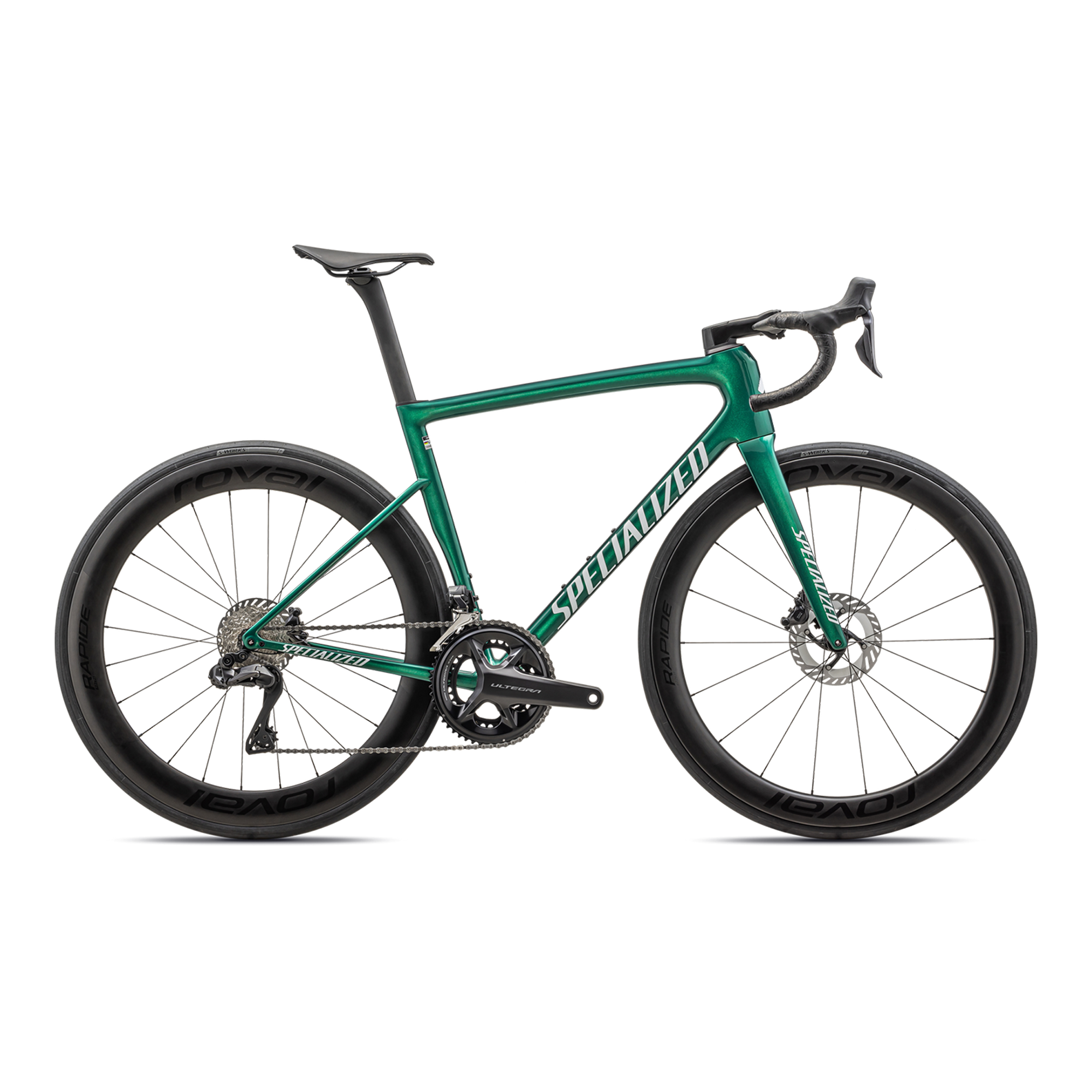 Specialized Tarmac SL8 Pro - Shimano Ultegra Di2 - Gloss Pine Green Metallic / White