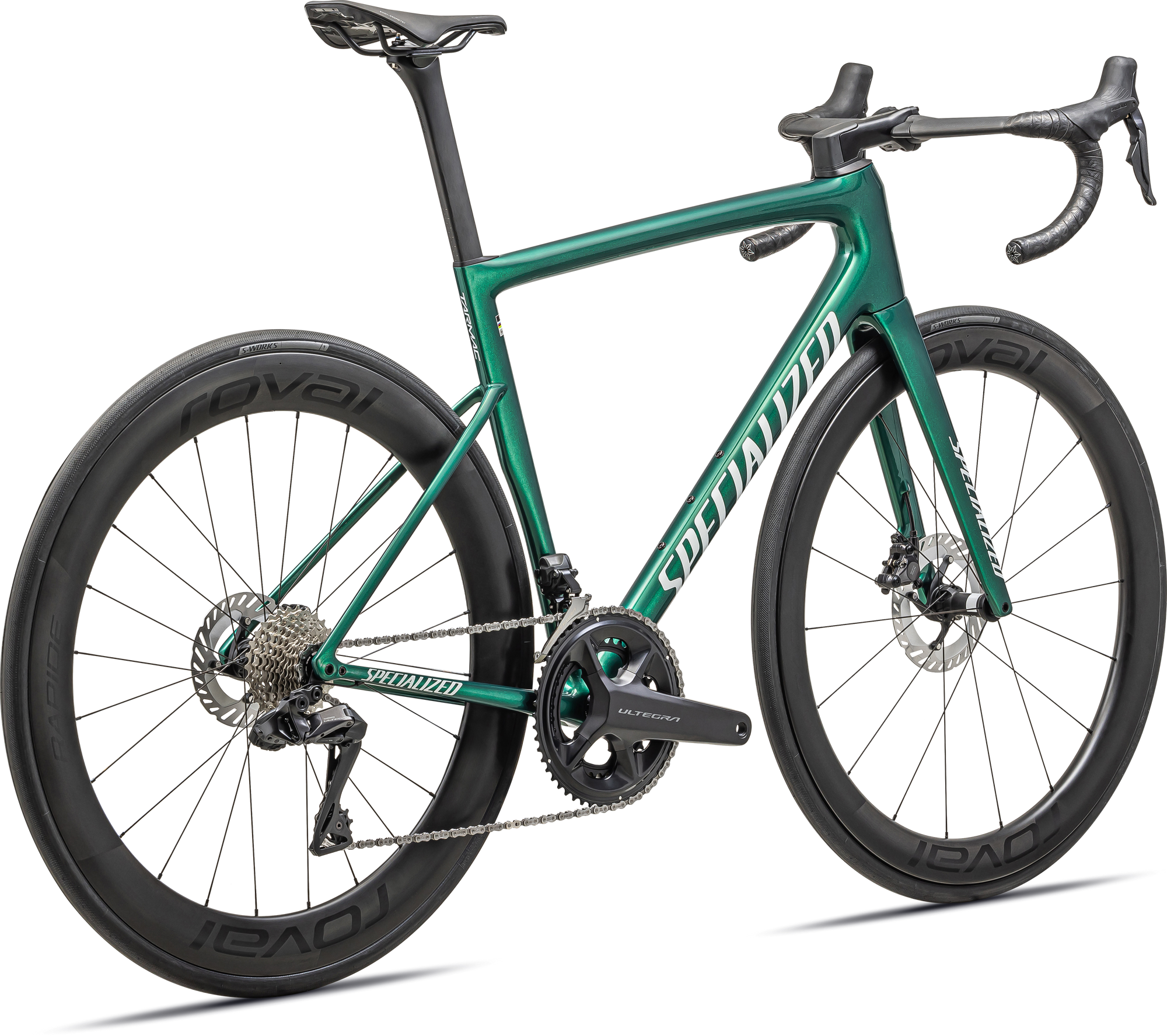 Specialized Tarmac SL8 Pro - Shimano Ultegra Di2 - Gloss Pine Green Metallic / White