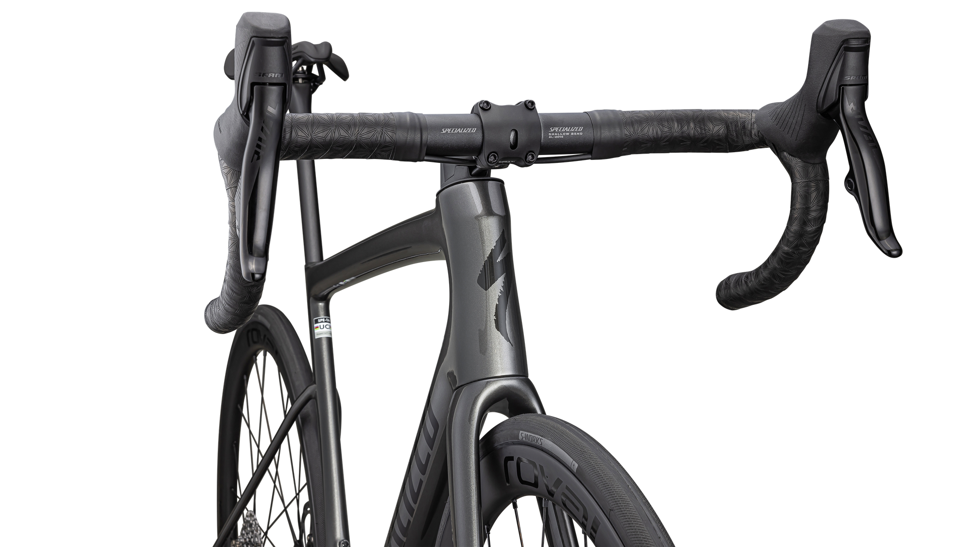 Specialized Tarmac SL8 Expert - SRAM Rival AXS - Gloss Smoke / Obsidian