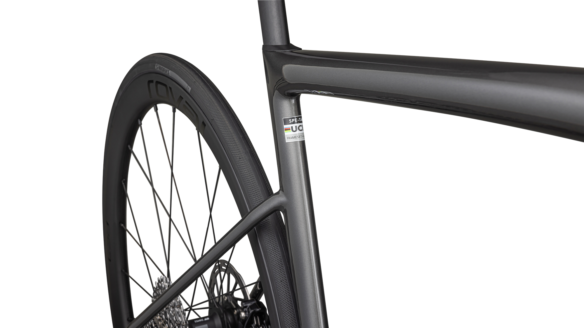 Specialized Tarmac SL8 Expert - SRAM Rival AXS - Gloss Smoke / Obsidian
