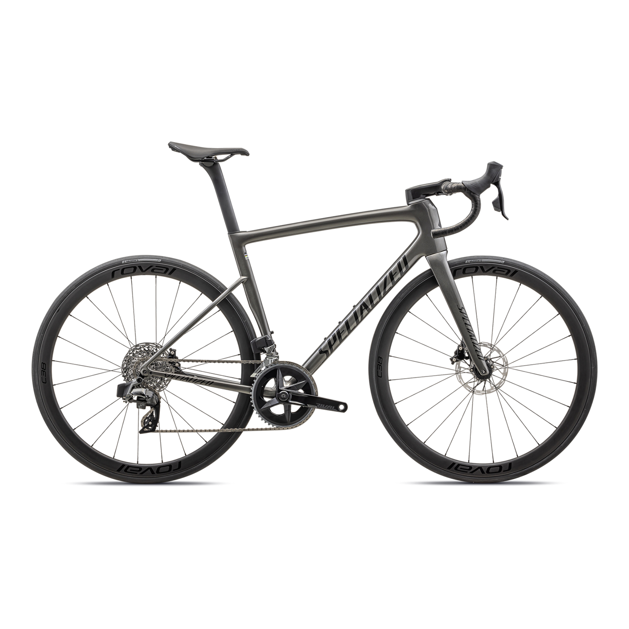 Specialized Tarmac SL8 Expert - SRAM Rival AXS - Gloss Smoke / Obsidian
