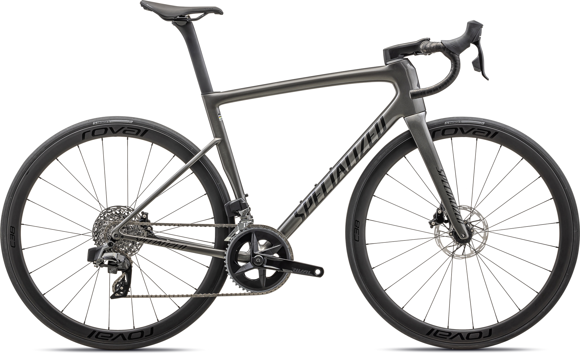 Specialized Tarmac SL8 Expert - SRAM Rival AXS - Gloss Smoke / Obsidian