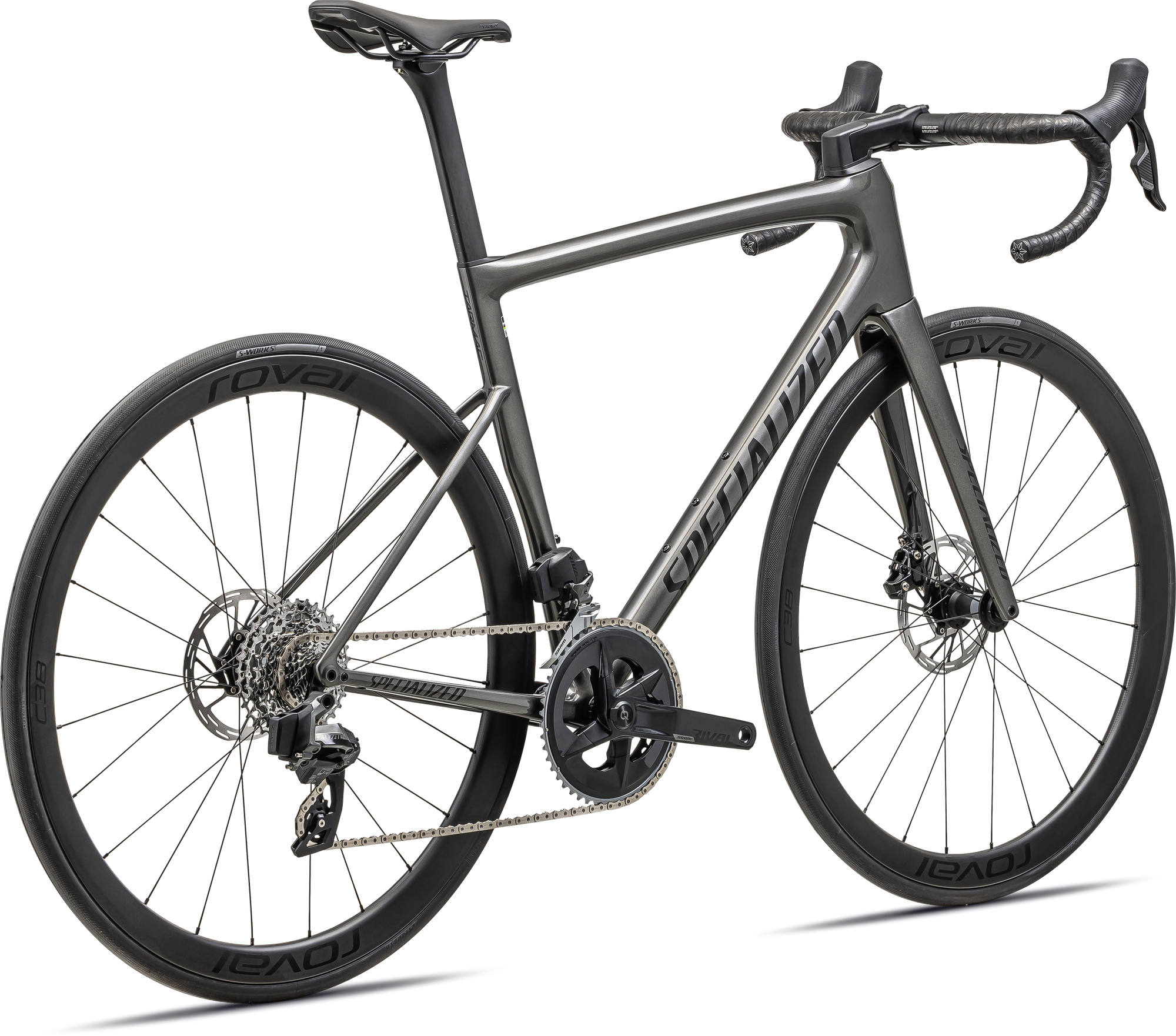Specialized Tarmac SL8 Expert - SRAM Rival AXS - Gloss Smoke / Obsidian