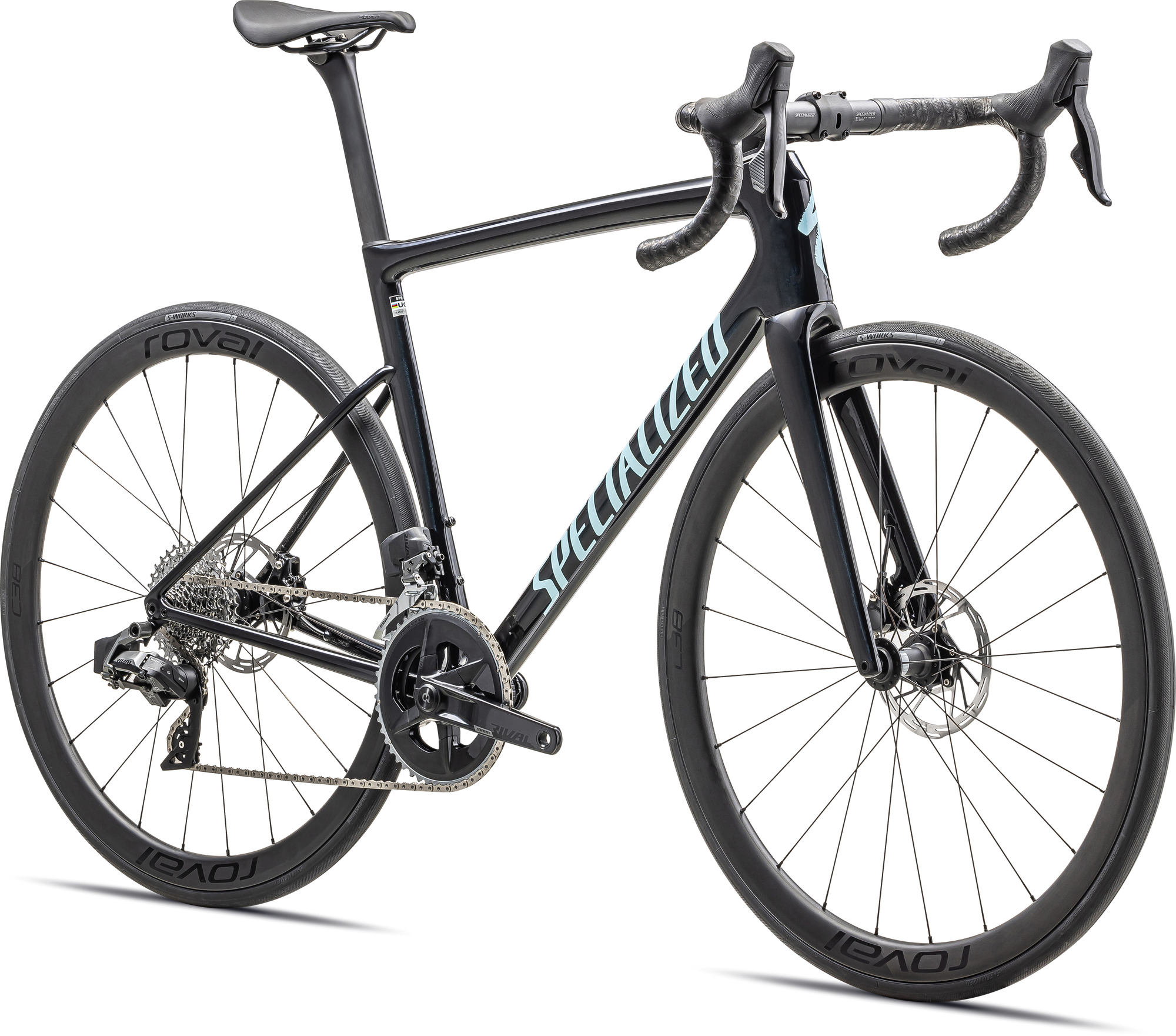Specialized Tarmac SL8 Expert - SRAM Rival AXS - Gloss Metallic Dark Navy / Astral Blue Pearl