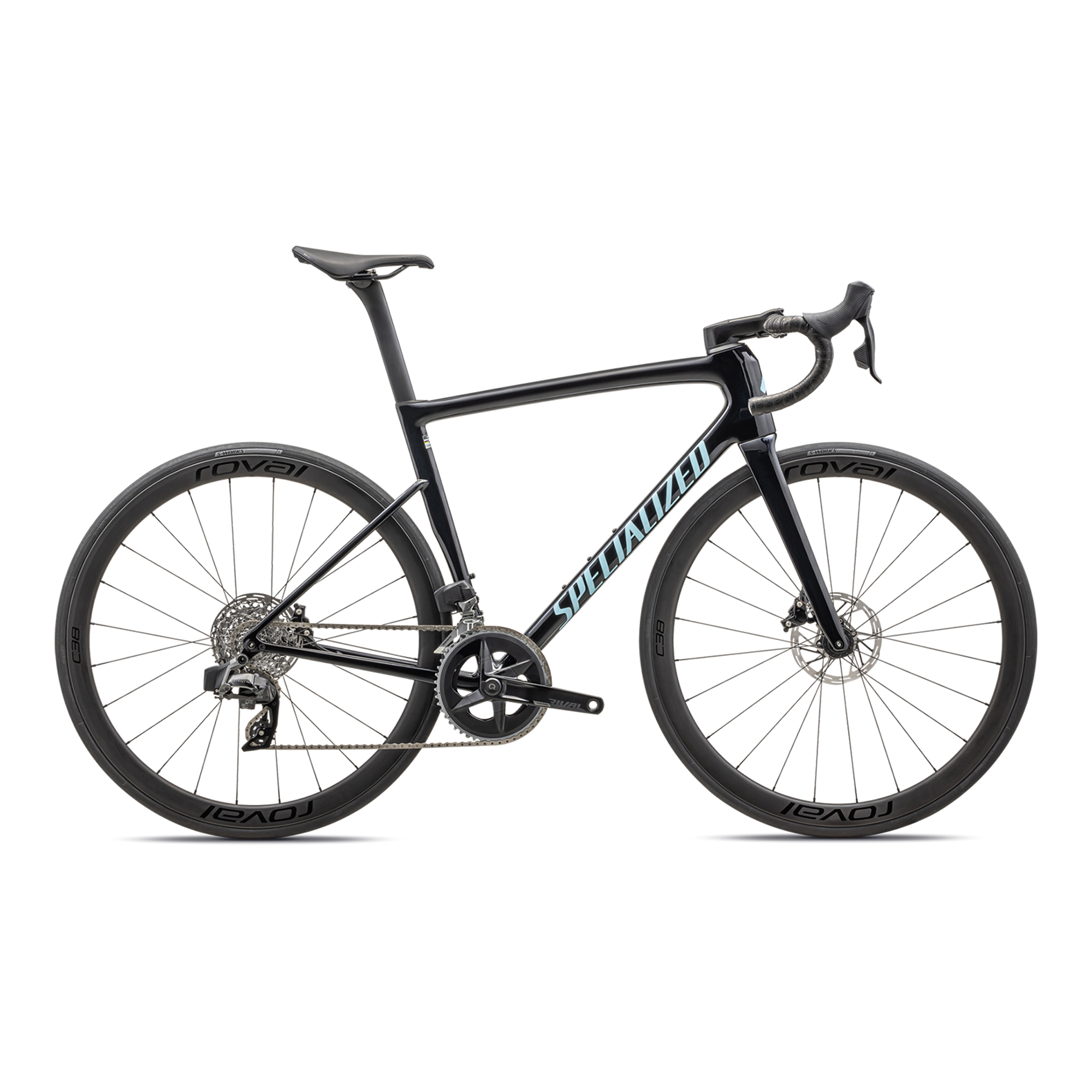 Specialized Tarmac SL8 Expert - SRAM Rival AXS - Gloss Metallic Dark Navy / Astral Blue Pearl