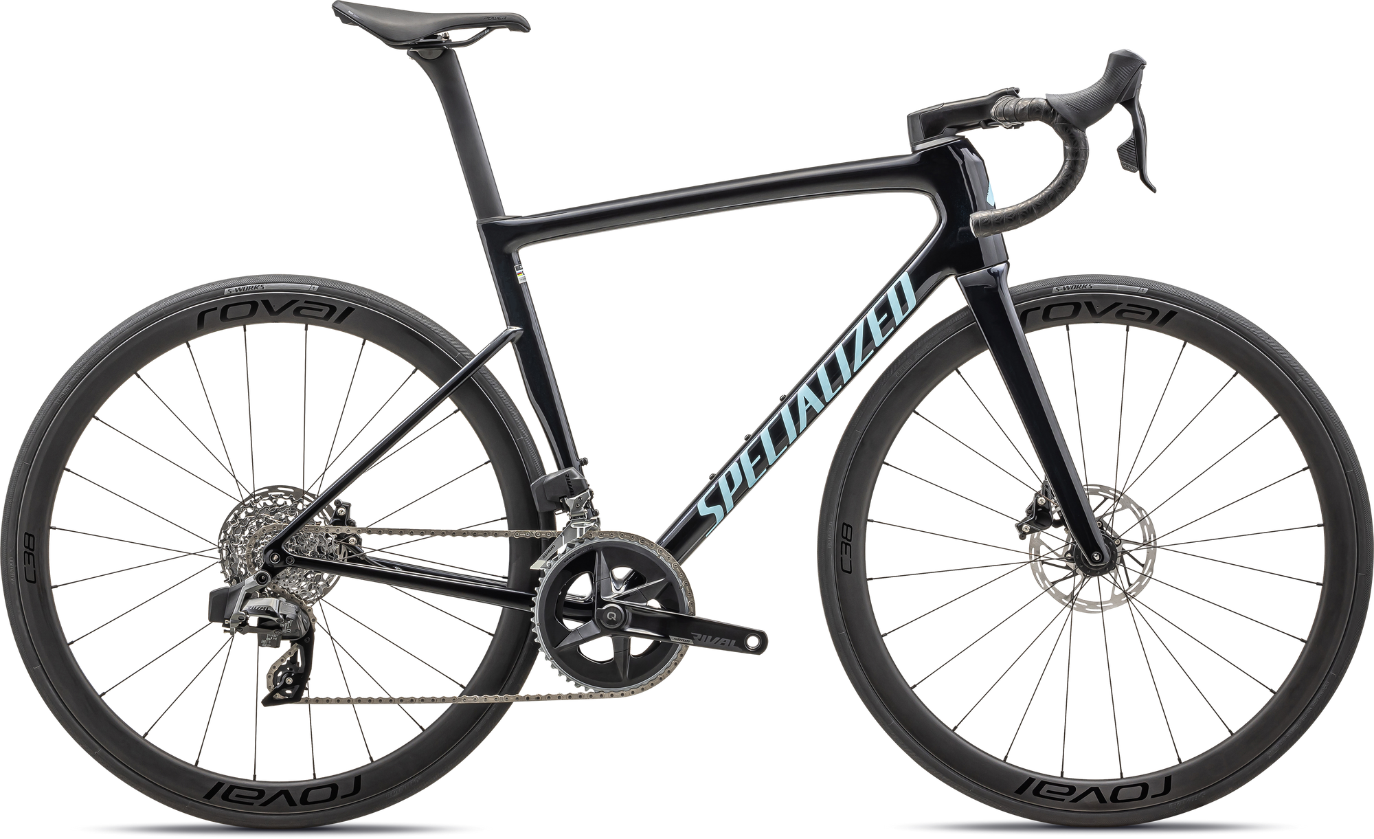 Specialized Tarmac SL8 Expert - SRAM Rival AXS - Gloss Metallic Dark Navy / Astral Blue Pearl