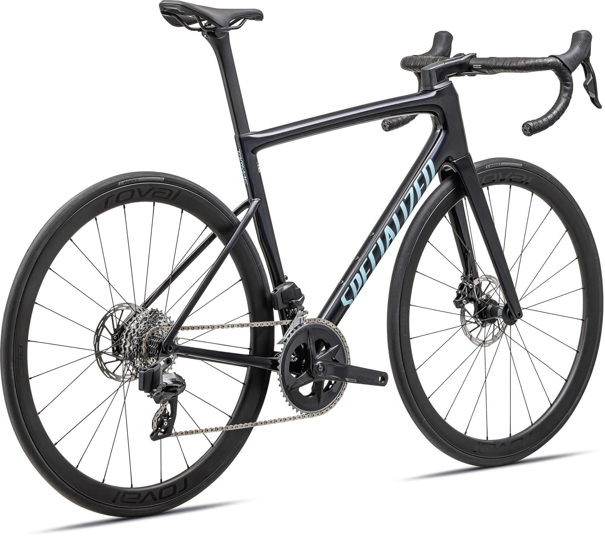 Specialized Tarmac SL8 Expert - SRAM Rival AXS - Gloss Metallic Dark Navy / Astral Blue Pearl