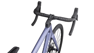 Specialized Tarmac SL8 Expert - SRAM Rival AXS - Satin Powder Indigo Tint Over Silver Dust / White