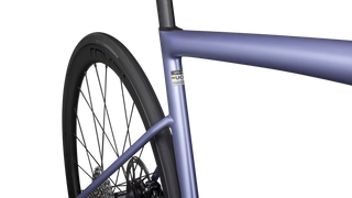 Specialized Tarmac SL8 Expert - SRAM Rival AXS - Satin Powder Indigo Tint Over Silver Dust / White