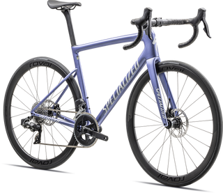 Specialized Tarmac SL8 Expert - SRAM Rival AXS - Satin Powder Indigo Tint Over Silver Dust / White