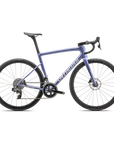 Specialized Tarmac SL8 Expert - SRAM Rival AXS - Satin Powder Indigo Tint Over Silver Dust / White
