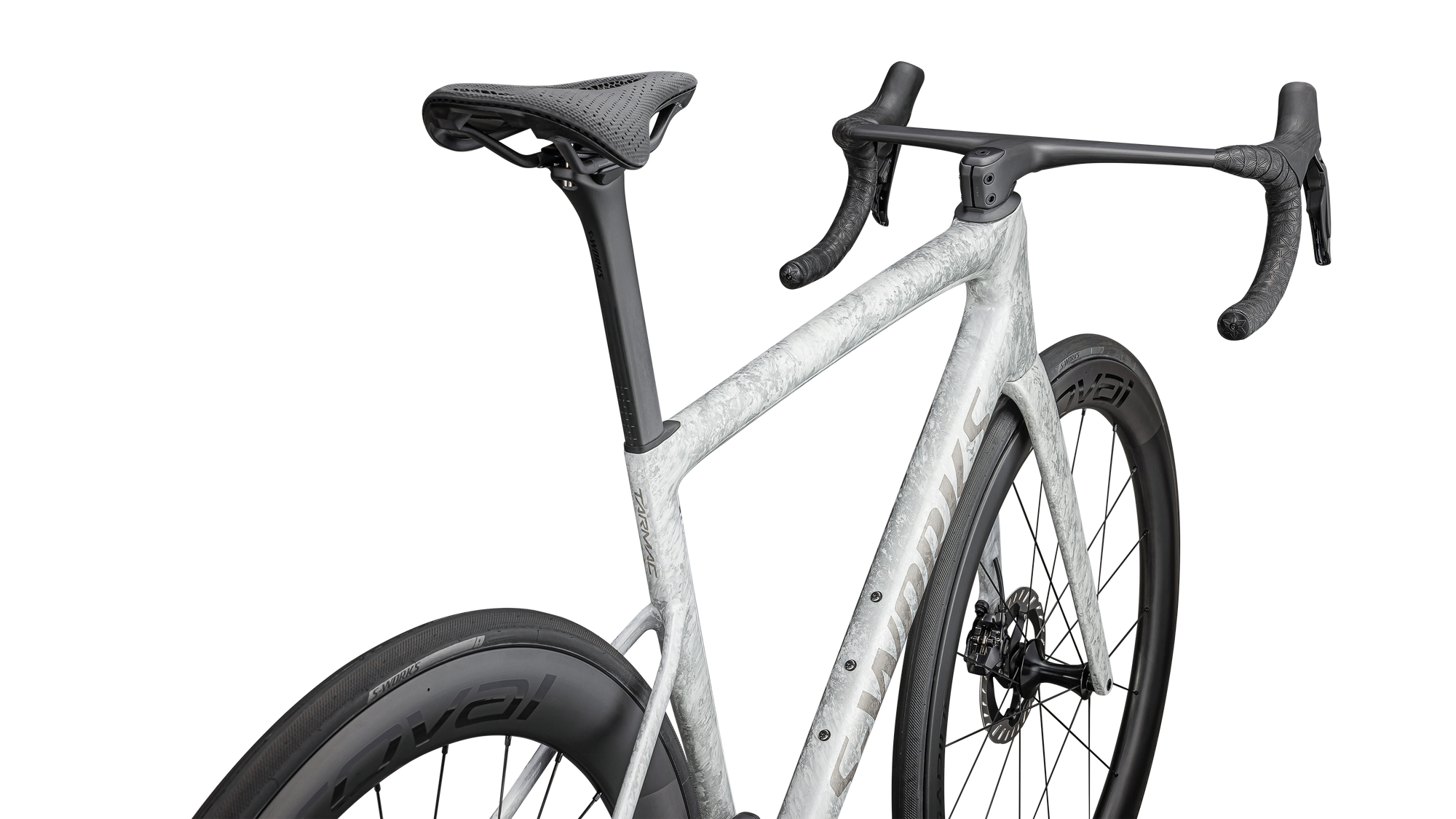 Specialized S-Works Tarmac SL8 - Shimano Dura-Ace Di2 - Gloss Dove Grey / Silver Dust Blurred Impasto / Black Pearl
