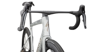 Specialized S-Works Tarmac SL8 - Shimano Dura-Ace Di2 - Gloss Dove Grey / Silver Dust Blurred Impasto / Black Pearl