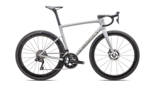 Specialized S-Works Tarmac SL8 - Shimano Dura-Ace Di2 - Gloss Dove Grey / Silver Dust Blurred Impasto / Black Pearl