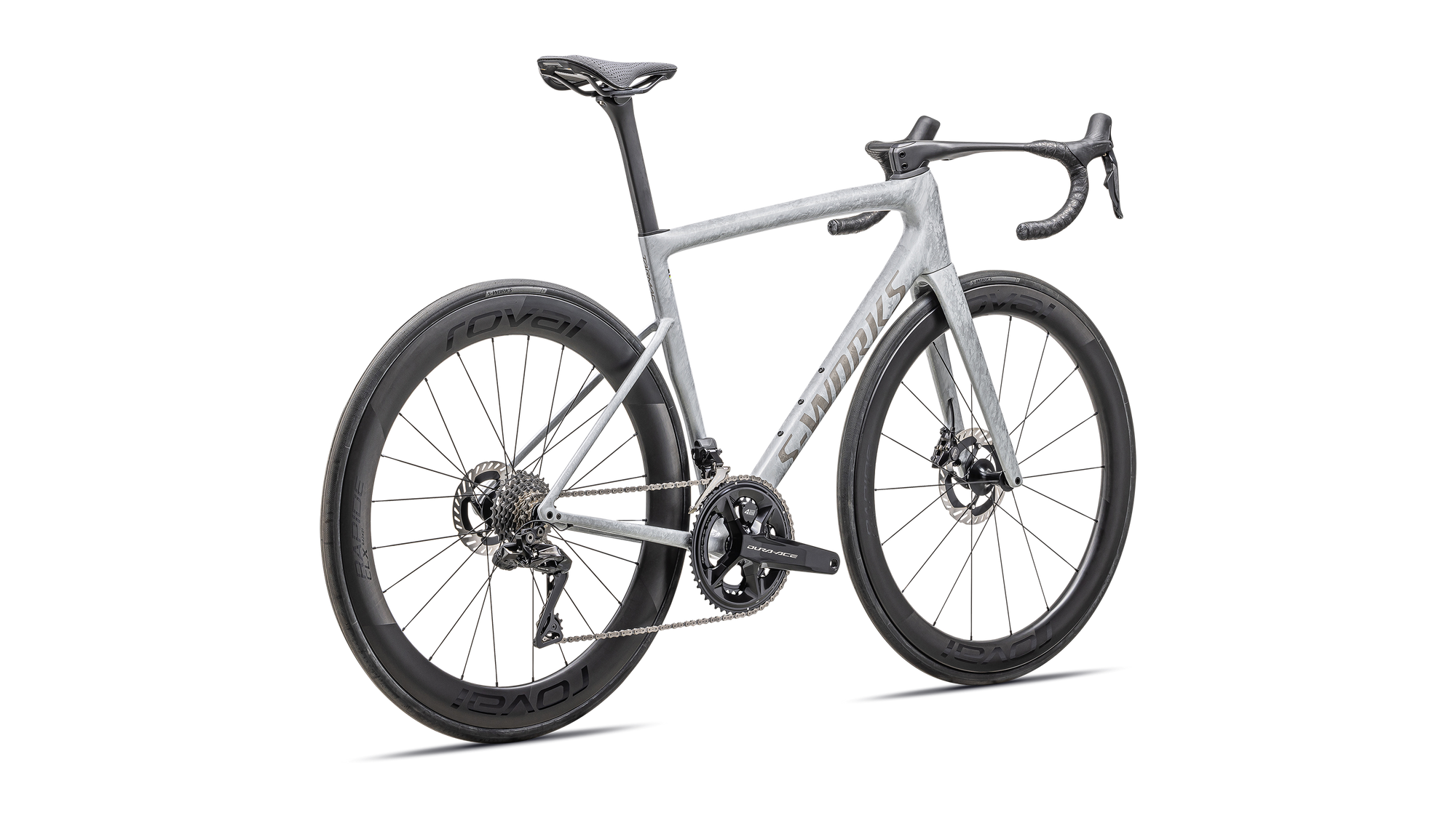 Specialized S-Works Tarmac SL8 - Shimano Dura-Ace Di2 - Gloss Dove Grey / Silver Dust Blurred Impasto / Black Pearl