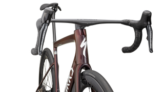 2025 Specialized S-Works Tarmac SL8 - Shimano Dura-Ace Di2 Gloss Solidity / Red To Black Pearl
