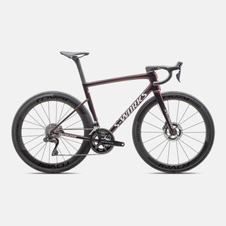 2025 Specialized S-Works Tarmac SL8 - Shimano Dura-Ace Di2 Gloss Solidity / Red To Black Pearl