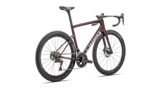 Specialized S-Works Tarmac SL8 - Shimano Dura-Ace Di2 - Gloss Solidity / Red To Black Pearl / Metallic White Silver