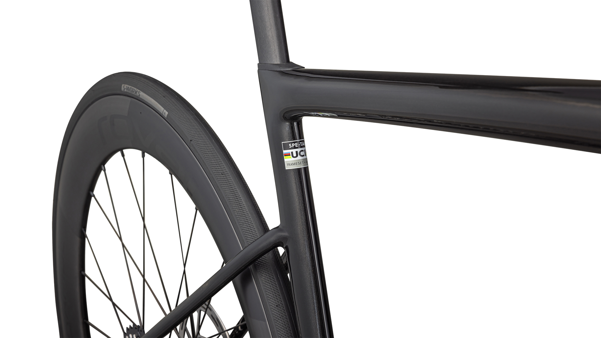 Specialized Tarmac SL8 Pro - SRAM Force eTAP AXS - Gloss Carbon / Metallic White Silver