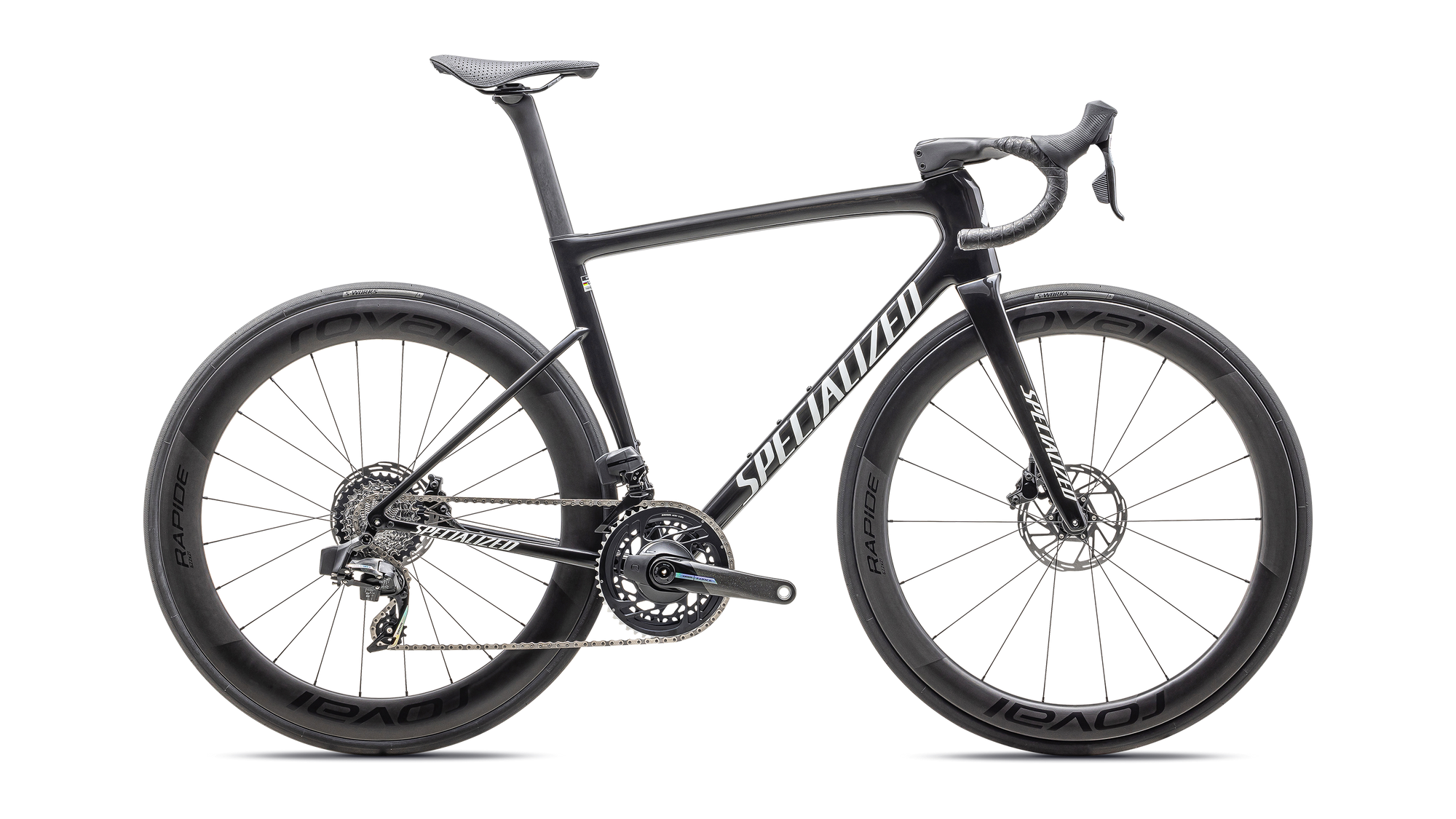 Specialized Tarmac SL8 Pro - SRAM Force eTAP AXS - Gloss Carbon / Metallic White Silver