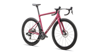 Specialized Tarmac SL8 Pro - SRAM Force eTAP AXS - Satin Pink Tint Over Silver Dust / Silver Dust