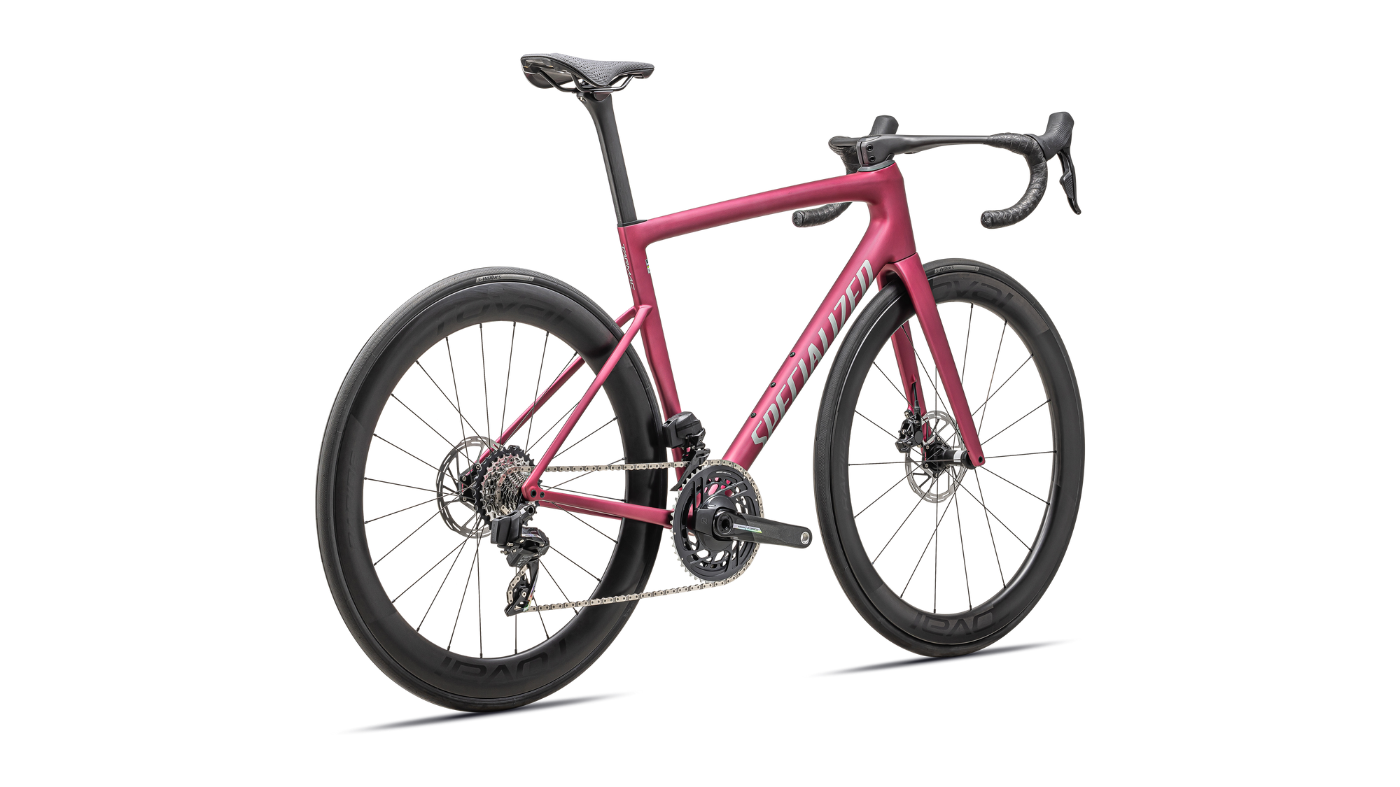 Specialized Tarmac SL8 Pro - SRAM Force eTAP AXS - Satin Pink Tint Over Silver Dust / Silver Dust