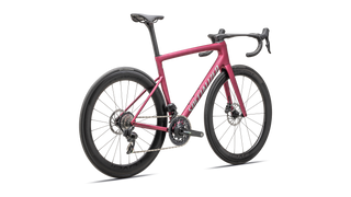 Specialized Tarmac SL8 Pro - SRAM Force eTAP AXS - Satin Pink Tint Over Silver Dust / Silver Dust