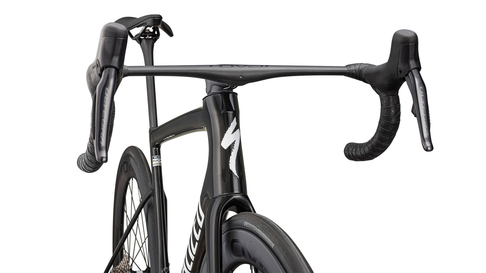 Specialized Tarmac SL8 Pro - Shimano Ultegra Di2 - Gloss Carbon / Metallic White Silver