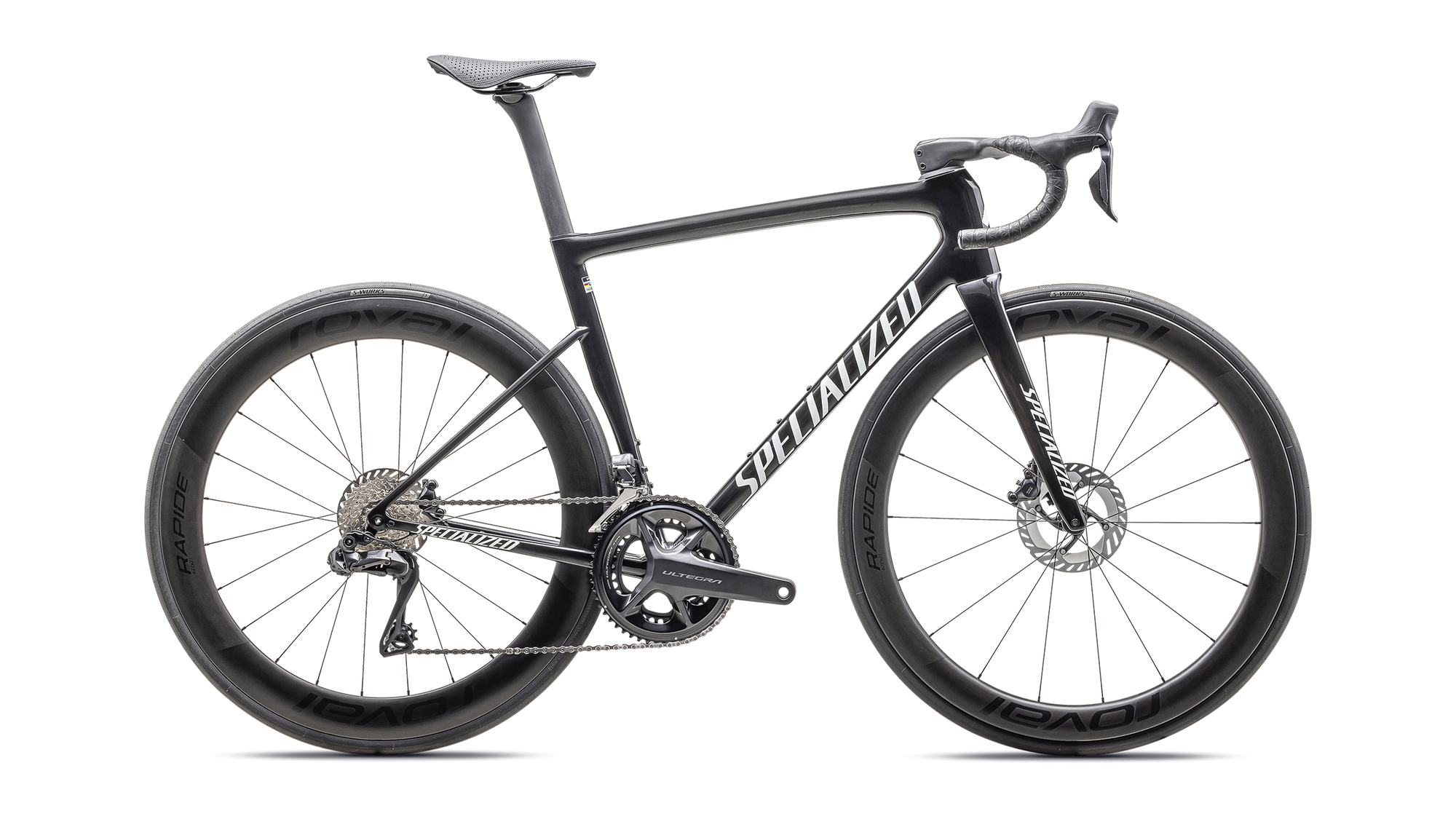 Specialized Tarmac SL8 Pro - Shimano Ultegra Di2 - Gloss Carbon / Metallic White Silver